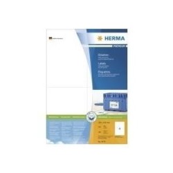 Etichette HERMA Premium A4, carta bianca 105x148 mm opaca 400 pezzi.