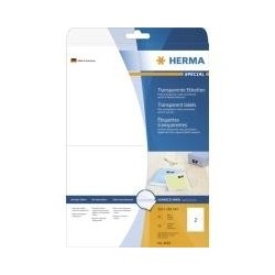 HERMA Folien-Etiketten Folien Etik.Transp.210x148 210,0 x 148,0 mm Tr