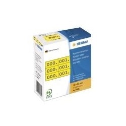 Herma Nummernetiketten 3-fach 10x22mm