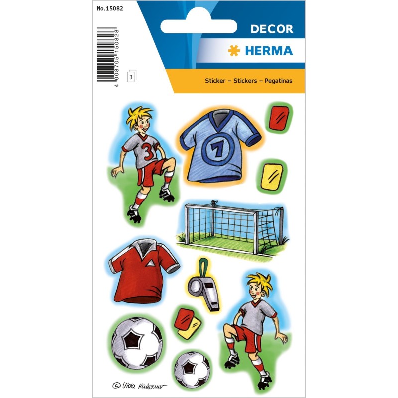 Herma Sticker Fussballspiel selbstklebend Papier