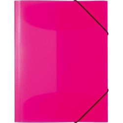 Cartella A4 rosa fluo