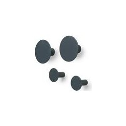 Blomus Wandhaken, Set 4 tlg., gunmetal