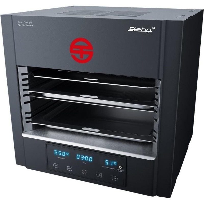 Steba DEVIL&#039;S HEAVEN PS E2600 XL Steakgrillovn 2.6kW Sort