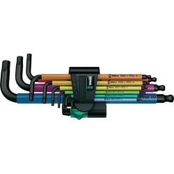 Wera 950 SPKL/9 SM N Multicolour Winkelschl&uuml;sselsatz,