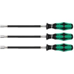 Wera Kraftform - Serie 300 391 Hose clamp screwdriver set 3 Dele