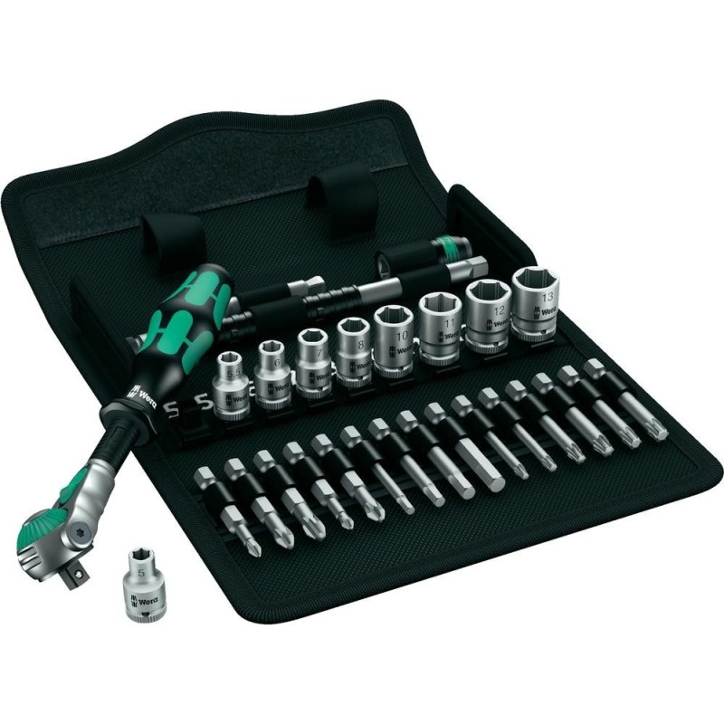 Wera Zyklop 8100 SA 6 Ratcheting torque wrench with bit and socket se