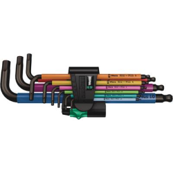 Wera 950/9 Hex-Plus Multicolour 1 | Winkelschl&Atilde;&frac14;sselsatz, metrisch,