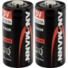 Batterie CR123A ANSMANN Lithium 2er 3V CR123A Lithium 2 St&uuml;ck