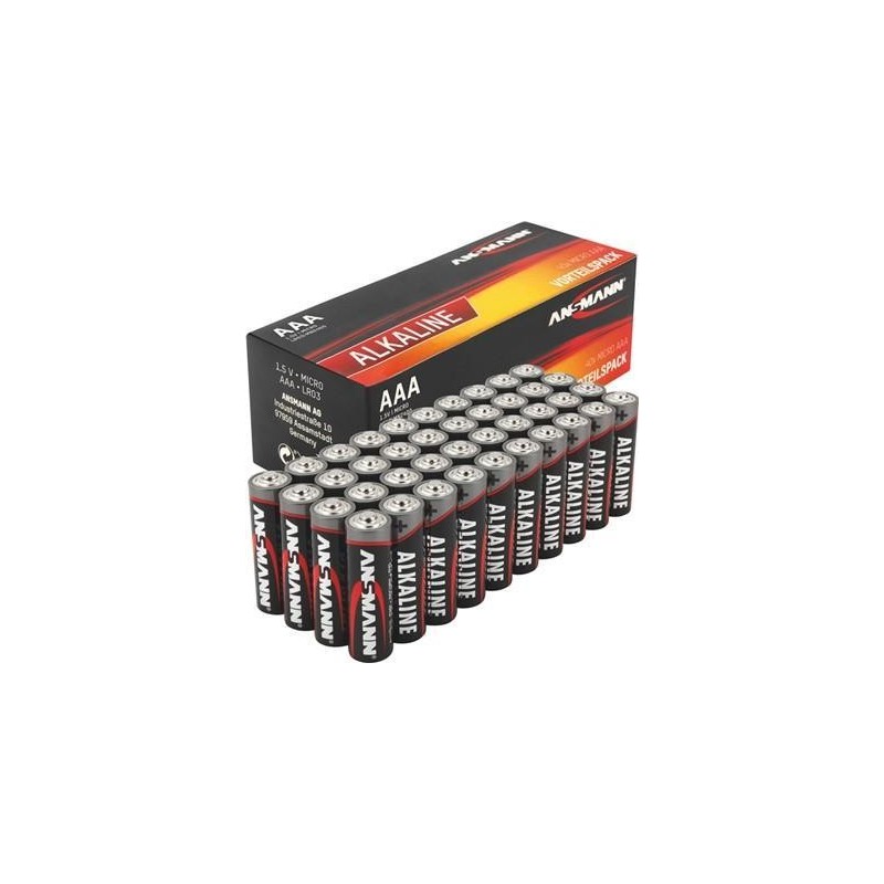 Batterie AAA ANSMANN Red 40er 40x Micro, LR03/1.5V/40er Box