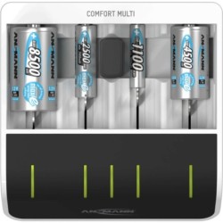 ANSMANN Ladeger&auml;t Comfort Multi USB Eingang f&uuml;r 1-4 NiMH