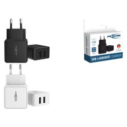 ANSMANN USB Charger bl 5V DC/2400mA/12W/2xUSB