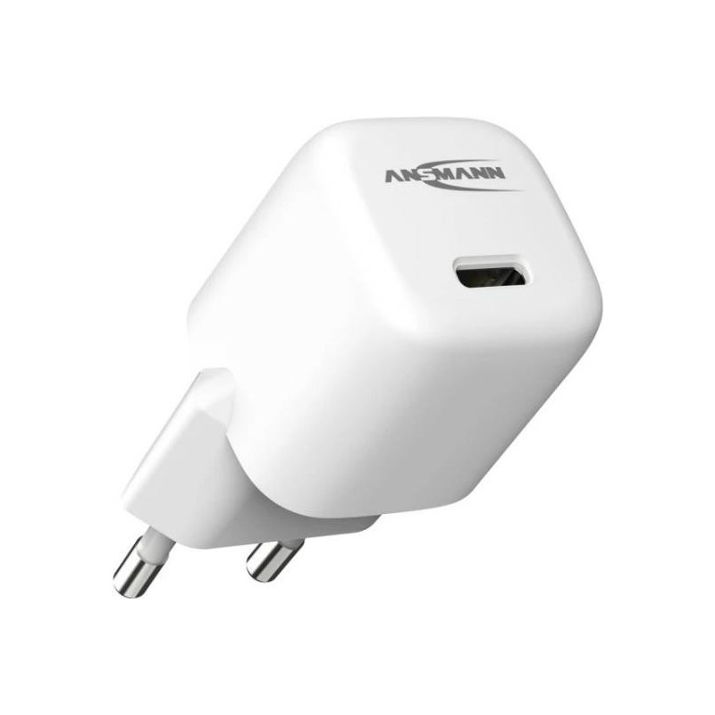 Ansmann Home Charger HC120PD GaN Mini, 3A/20W USB-C 1001-0153