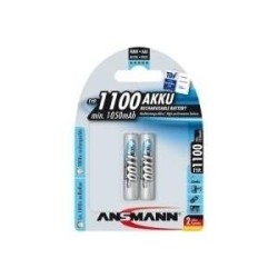 Akku AAA ANSMANN NiMH 1.100mAh 2er Micro, Blister