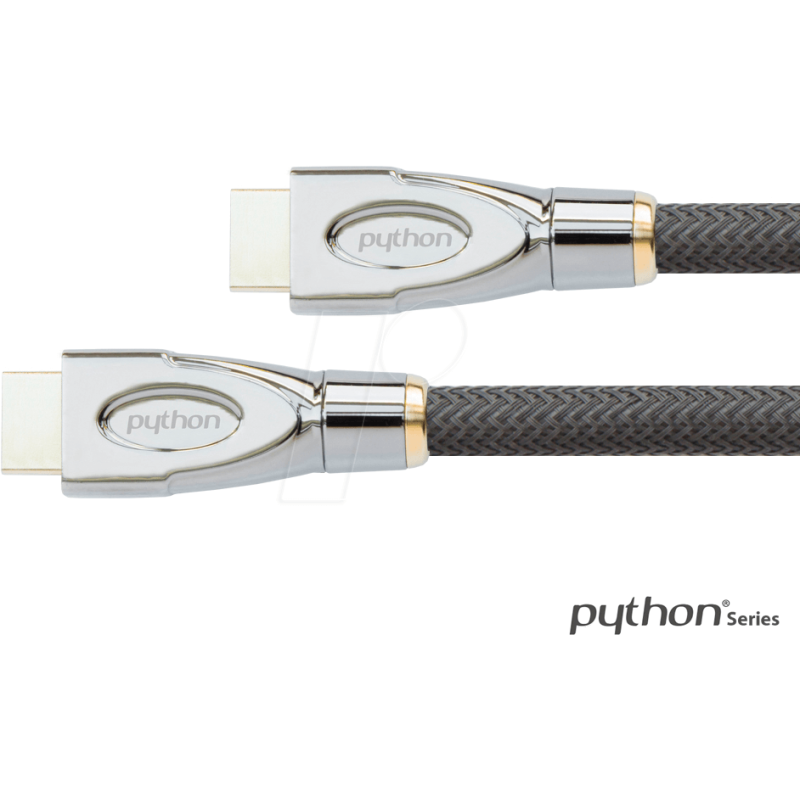 PYTHON Ultra High Speed HDMI 2.1 8K UHD-2/ 4K UHD 3m schwarz