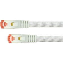 Python RNS Patchkabel Cat.6 S/FTP PiMF PVC 250MHz OFC 0,25m wei&szlig;