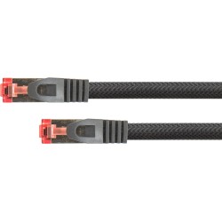 Python RNS Patchkabel Cat.6 S/FTP PiMF PVC 250MHz OFC 20,0m schwarz