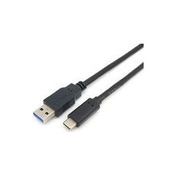 Equip 128344 cavo USB 2 m USB 3.2 Gen 1 (3.1 Gen 1) USB A USB C Nero