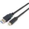 Equip 128344 cavo USB 2 m USB 3.2 Gen 1 (3.1 Gen 1) USB A USB C Nero