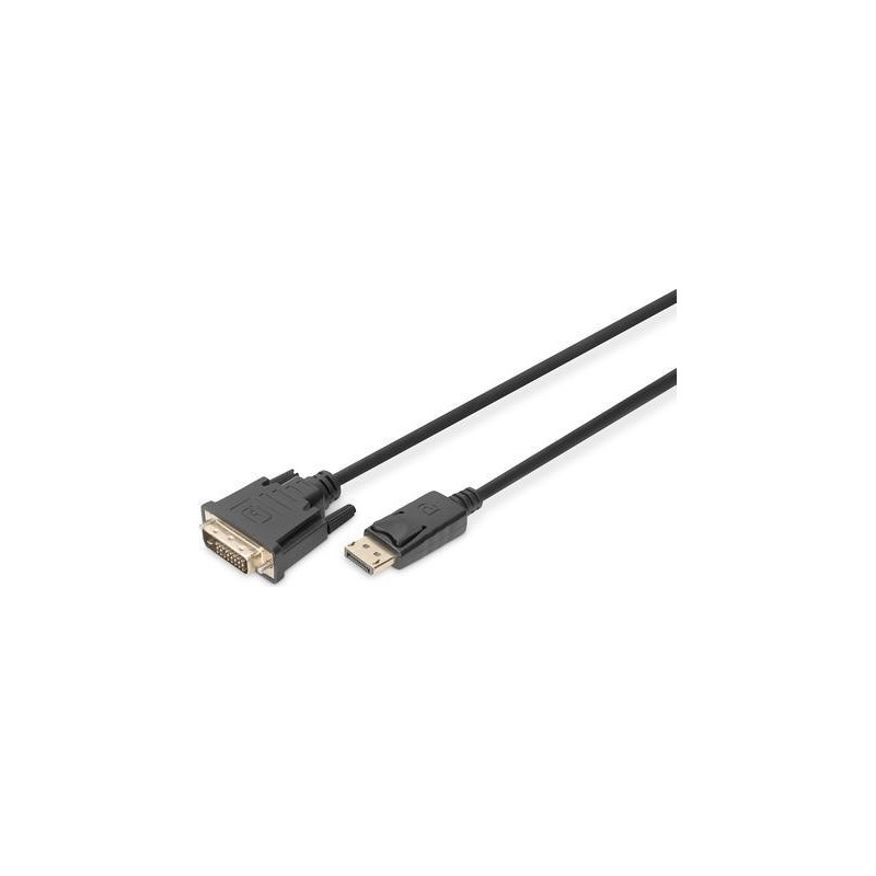 Cavo adattatore DisplayPort DIGITUS, DisplayPort -DVI-D, 3,0 m, nero