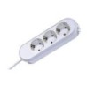 3-socket outlet white 5m