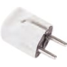 Plug with earthing contact