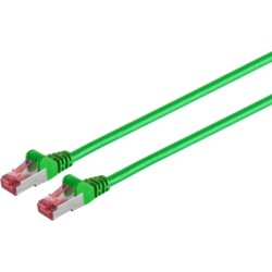 Patchkabel Cat6a RJ45 S/FTP 2m green