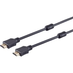 HDMI (ST - ST) 5m 3D+Ethernet+4K vergoldet