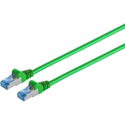 Patchkabel CAT6a RJ45 S/FTP 0,25m green 75711-0.25G