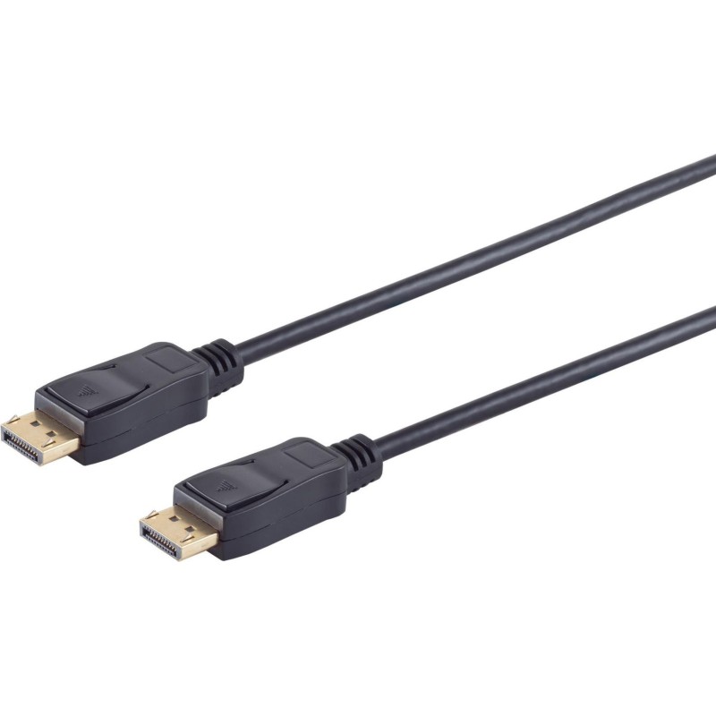 DisplayPort (ST-ST) 3m 4K 1.2 vergoldet Black