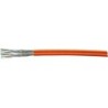 Helos Verlegekabel Duplex, Cat 7, S/FTP, PiMF, LSZH, orange, 100m Ring