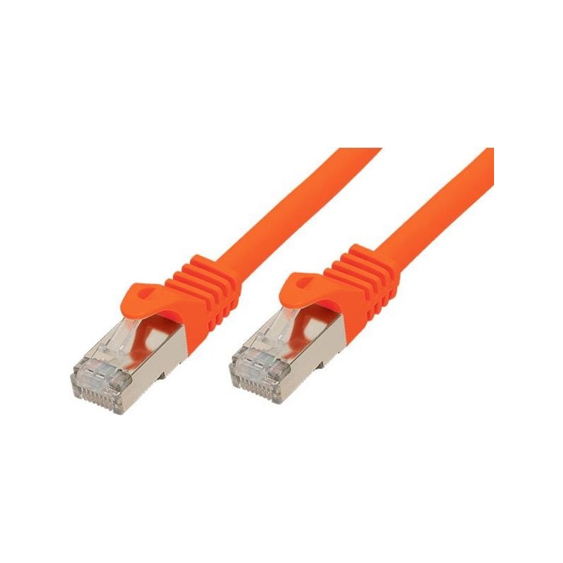 Patchkabel S/FTP Cat 7 orange 10,0m