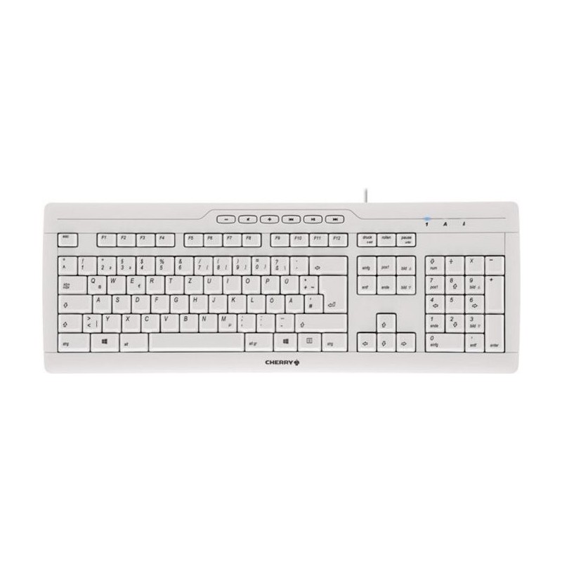 CHERRY STREAM 3.0 tastiera Ufficio USB QWERTY Italiano Grigio (CHERRY