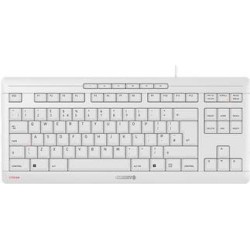 CHERRY STREAM KEYBOARD TKL tastiera USB QWERTY Inglese Bianco CHERRY