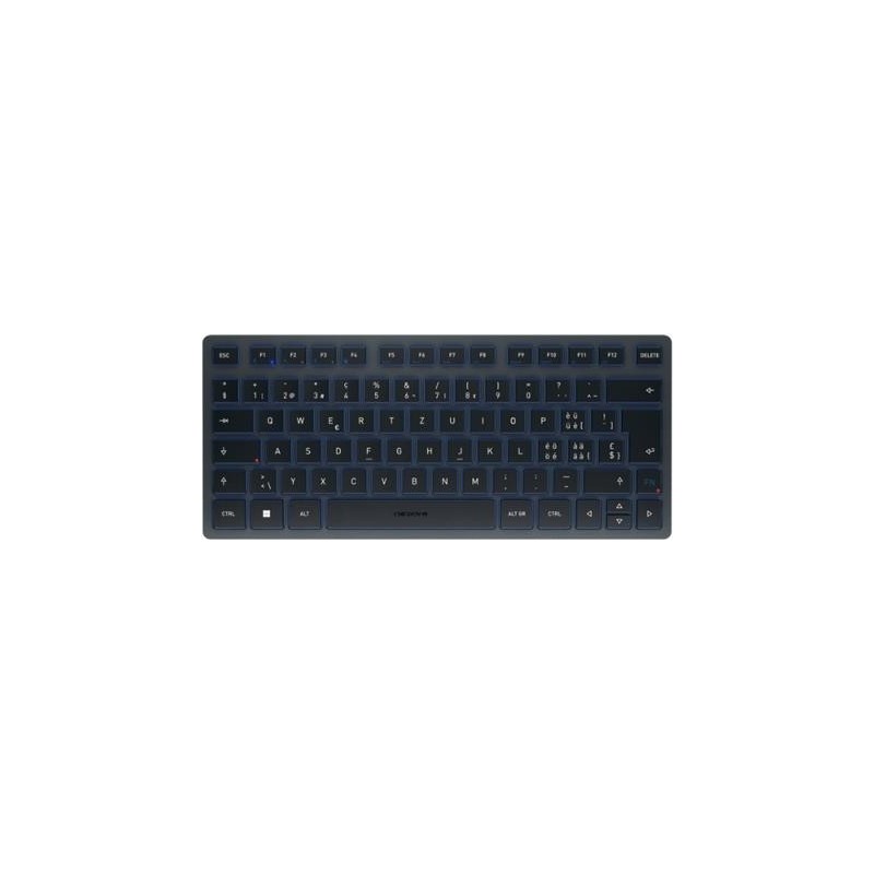 CHERRY KW 7100 MINI BT tastiera Bluetooth QWERTZ Svizzere Blu KW 710