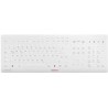 CHERRY STREAM PROTECT Kabellose Tastatur, wei&szlig;