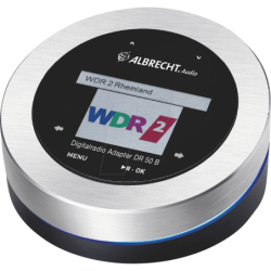 Albrecht DR 50 B, DAB+/UKW Radio-Adapter mit Bluetooth inkl. Farbdisp