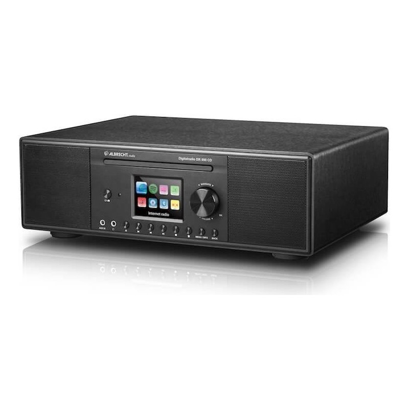 Albrecht DR 890 CD, DAB+,UKW,Internet Schwarz, Holzgeh&auml;use, DLNA, UN