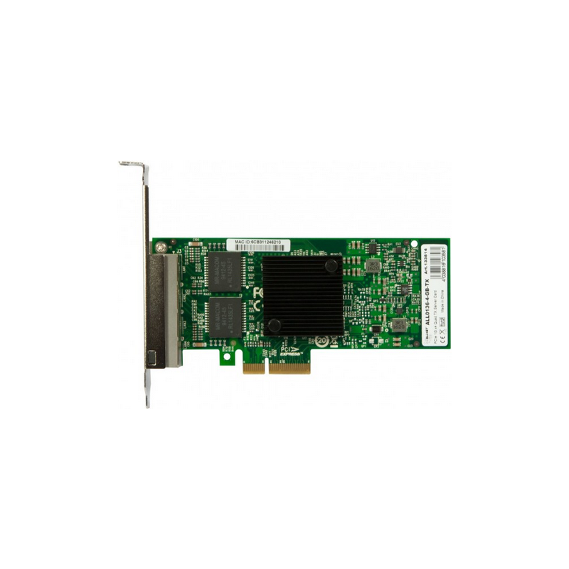 ALLNET PCIe 1G x4 - Adattatore server Gigabit a quattro porte - Rame