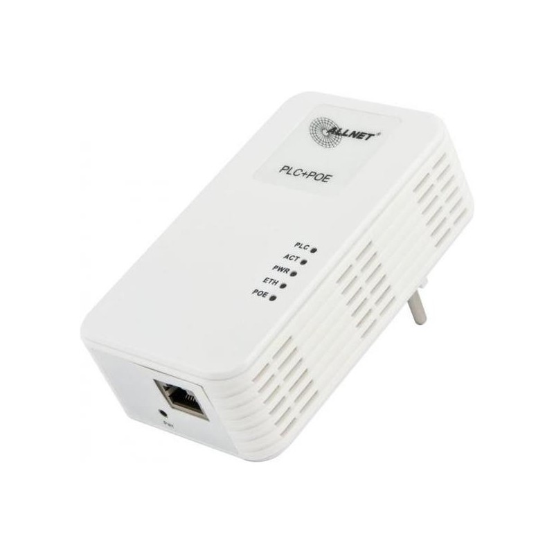 Allnet ALL1681203 1200Mbit HomePlugAV2 PoE IEEE8023at Adapter