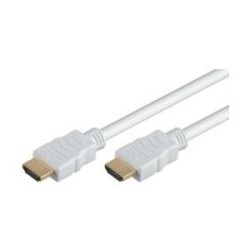 HDMI-HDMI 1.4 met ethernet 2.0m Wit