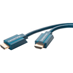 Clicktronic HDMI 2.1 Cable w/Eth. M/M. Blue. 2.0m