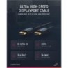 DisplayPort Cable 1.4. M/M. Blue. 1.0m Factory Sealed