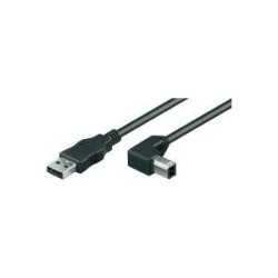 CAVO USB 20 CONNETTORE A - B 90 GRADI MT 2