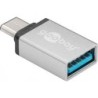 ADAPTER USB-C TO USB-A - SILVER USB 30