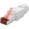 Connettore RJ45 non schermato CAT 6 UTP per assemblaggio sul campo - 