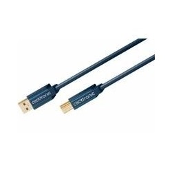 USB 3.0 kabel, Type A han / Type B han - Casual - bl&Atilde;&yen; - 0,5 m.