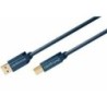 USB 3.0 kabel, Type A han / Type B han - Casual - bl&Atilde;&yen; - 0,5 m.