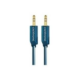 ClickTronic Casual Series Audiokabel 3m