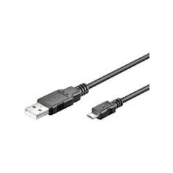 CAVO DI CONNESSIONE MICRO USB 2.0 &quot;B&quot; MT. 0,6 SCHERMATO NERO