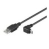 CAVO MICRO USB CONNETTORE 90 GRADI MT 180